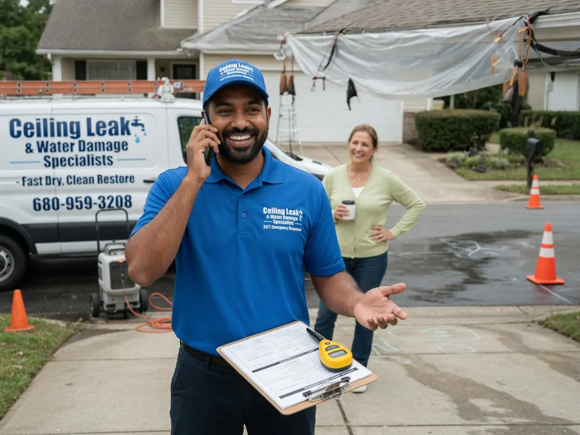 Ceiling Leak Cleanup Clemmons, NC FAQs